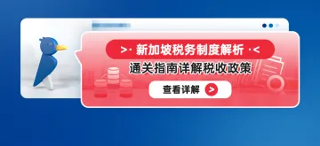 新加坡税务制度解析：通关指南详解税收政策