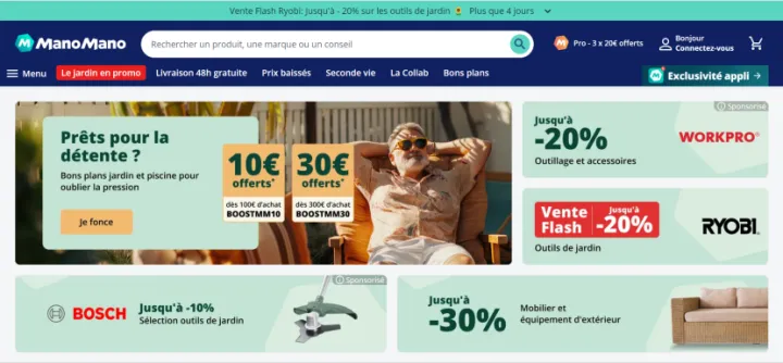 ManoMano-欧洲垂直类跨境电商平台，月访问量超过5000万！