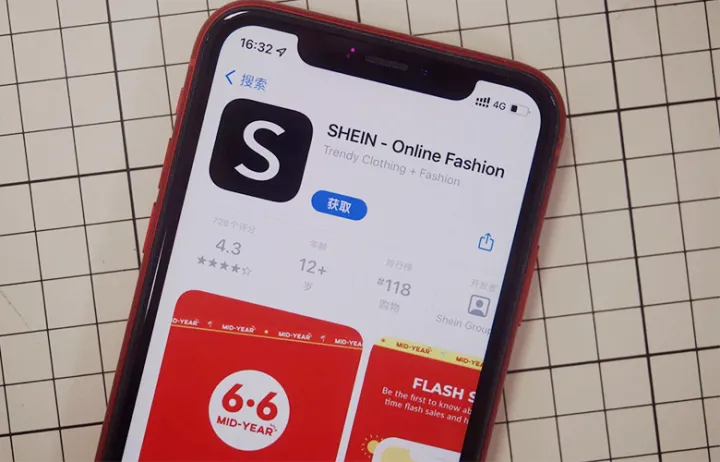 SHEIN连续7个月登顶全球购物应用榜