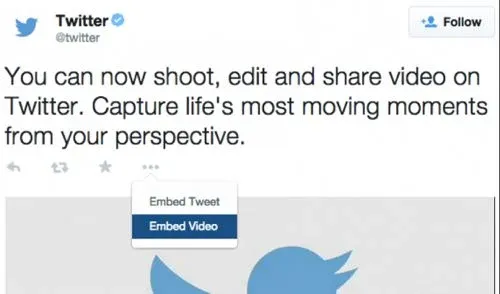 X 添加了将视频与帖子隔离嵌入的选项