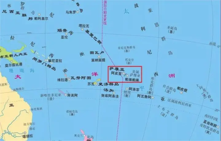 美属萨摩亚/American Samoa/美利坚合众国属萨摩亚