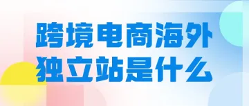 跨境电商海外独立站是什么