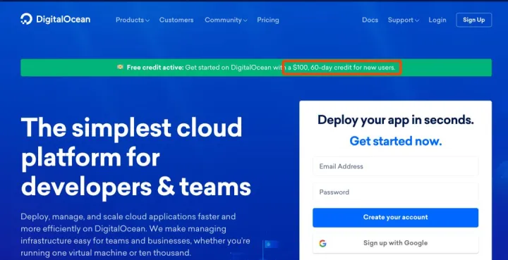 如何使用Digital Ocean 5分钟创建WordPress网站