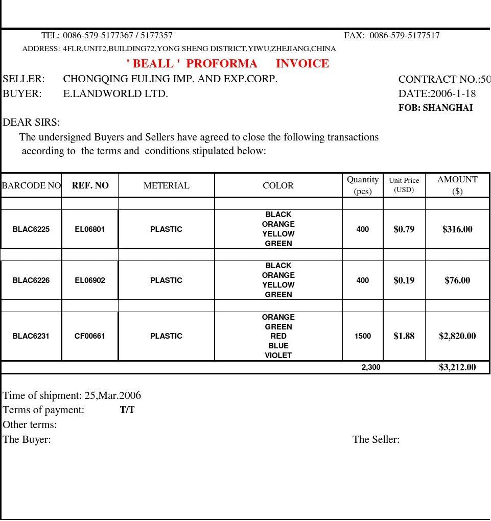 商业发票和形式发票有什么区别?