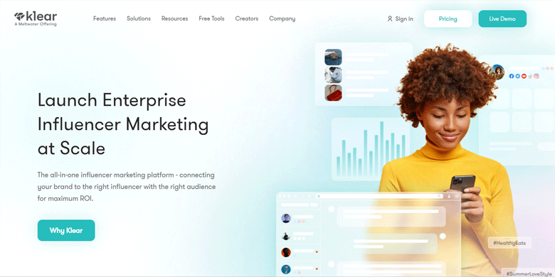 网红推广工具Klear