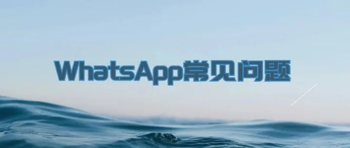 WhatsApp常见问题和使用技巧，建议收藏