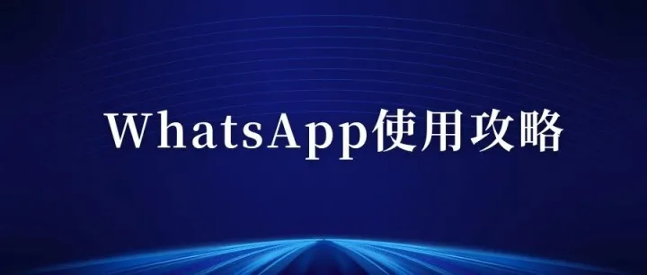 WhatsApp最全使用攻略，注册搜索方法，养号解封技巧