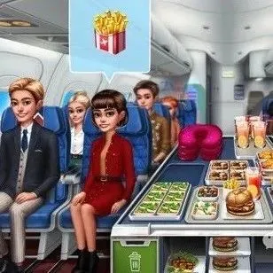 经营类游戏《飞机大厨》氪金满足饿死鬼