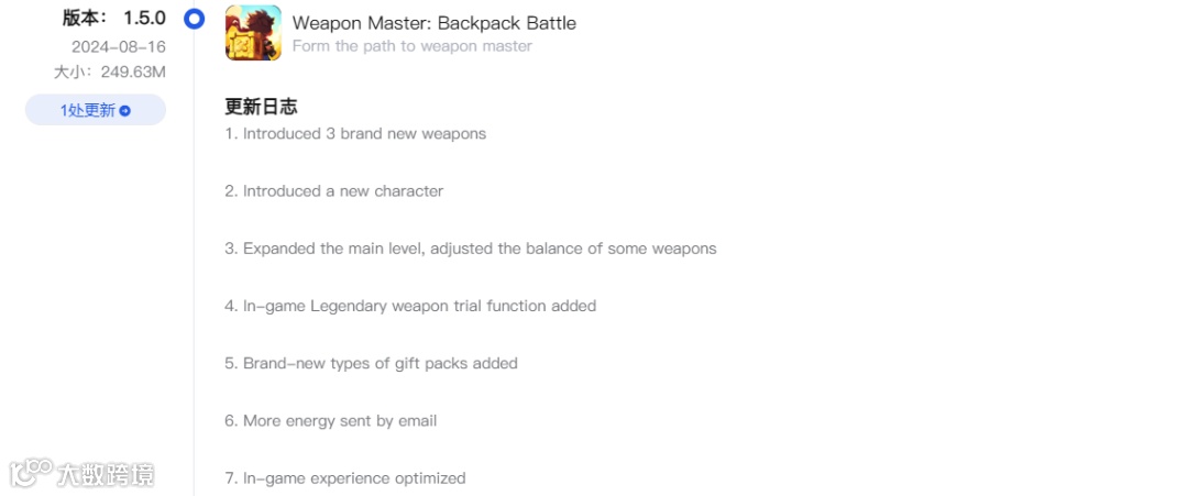 《口袋宠物猪》之后又一背包like成功出海，进入多国游戏榜TOP100，两月下载近60万