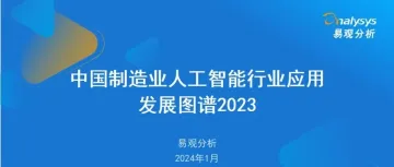 中国制造业人工智能行业应用发展图谱2023