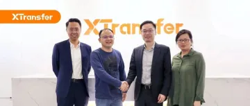 花旗中国总裁陆烜一行拜访XTransfer探讨加强合作