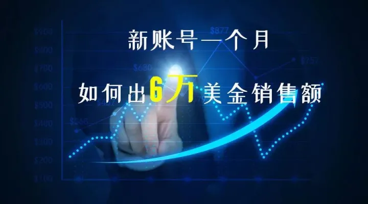新账号单品月销售额破6万美金，他是这么做的