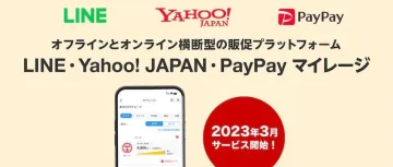 LINE、Yahoo!、PayPay共同开发里程，今年春天将推出横跨线下和线上的促销平台