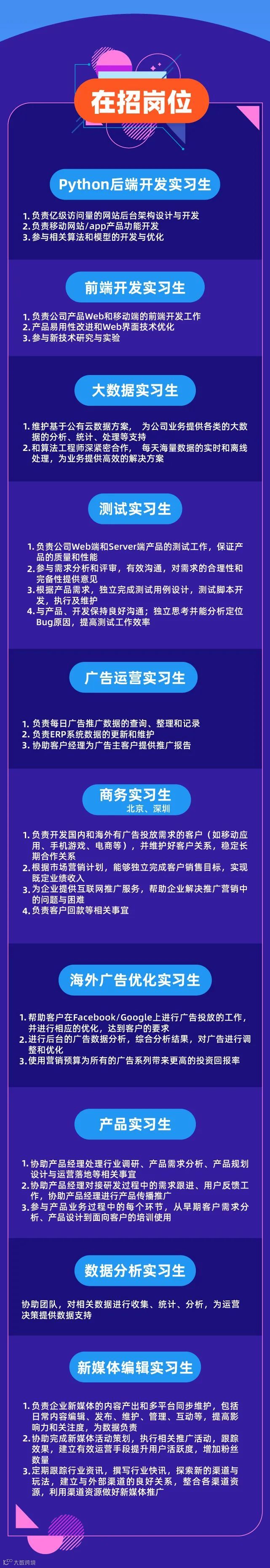 期待有你 | 木瓜移动实习生招聘全面启动