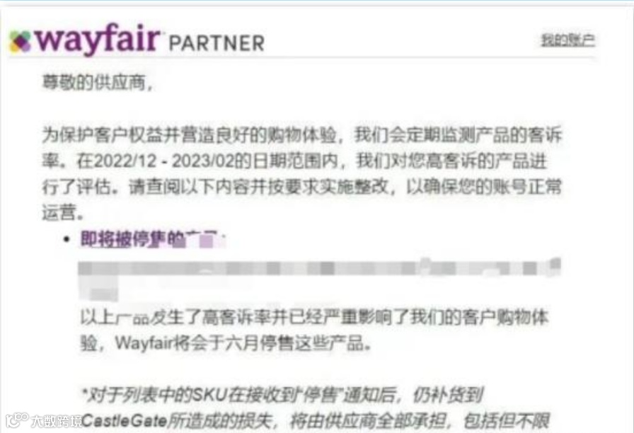 “怎么办！Wayfair迎来封号潮”