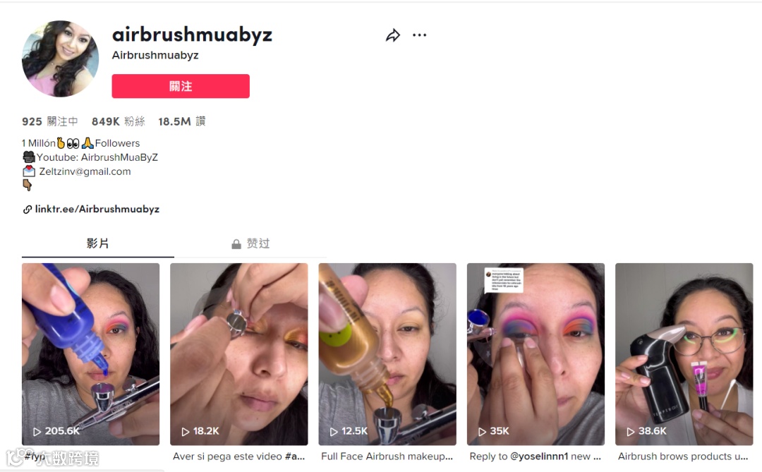 播放量3600万的“喷雾彩妆”,靠一手“未来感”翻红TikTok!