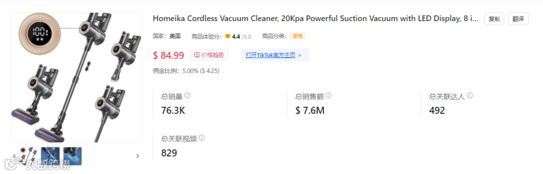 单周吸金百万，美区小店带出新爆品！TikTok Shop美国小店(1.1-1.7)新榜