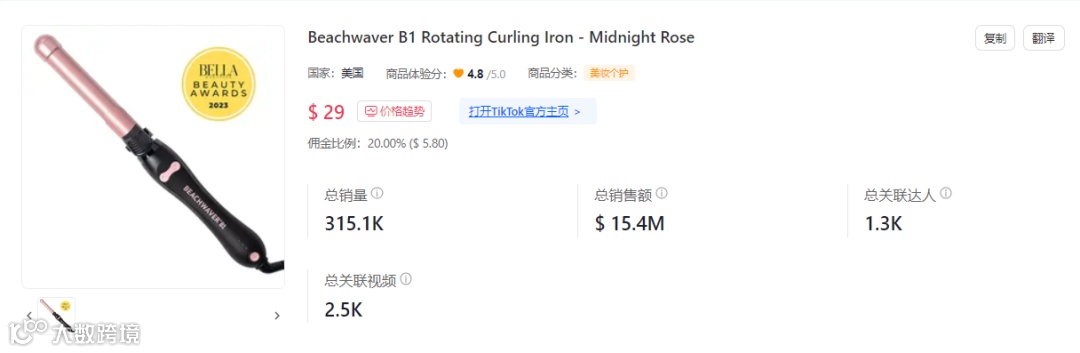 单周吸金百万，美区小店带出新爆品！TikTok Shop美国小店(1.1-1.7)新榜