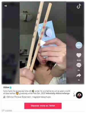 【TikTok案例分析】Doe Lashes的平价营销之路