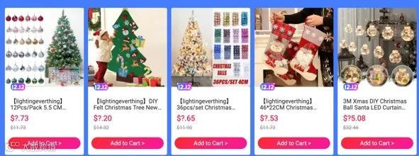 跨境商家备战双十二,来自中国的“圣诞节”产品热销东南亚