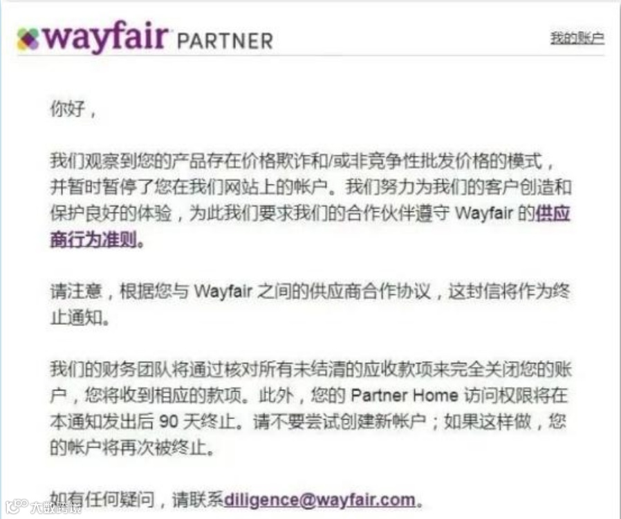 “怎么办！Wayfair迎来封号潮”