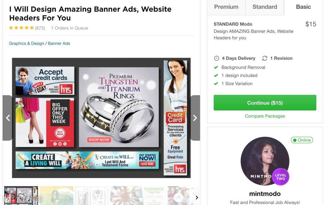 一个无所不能的国外众包网站Fiverr