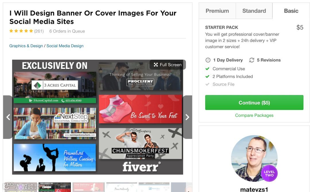一个无所不能的国外众包网站Fiverr