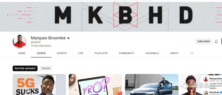 有人伪装成Marques Brownlee骗中国品牌