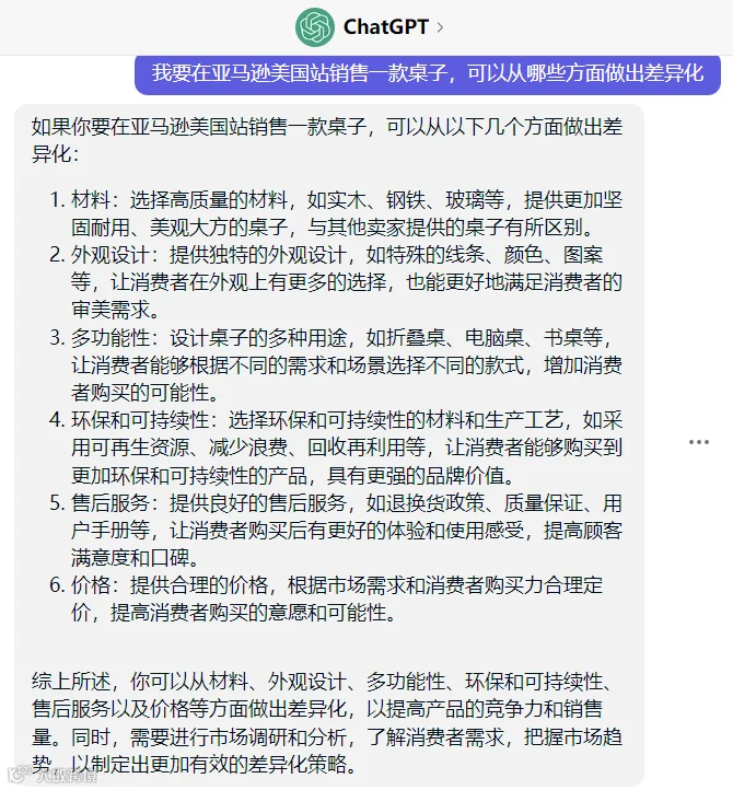 万字长文-chatGPT应用到亚马逊17个实操技巧