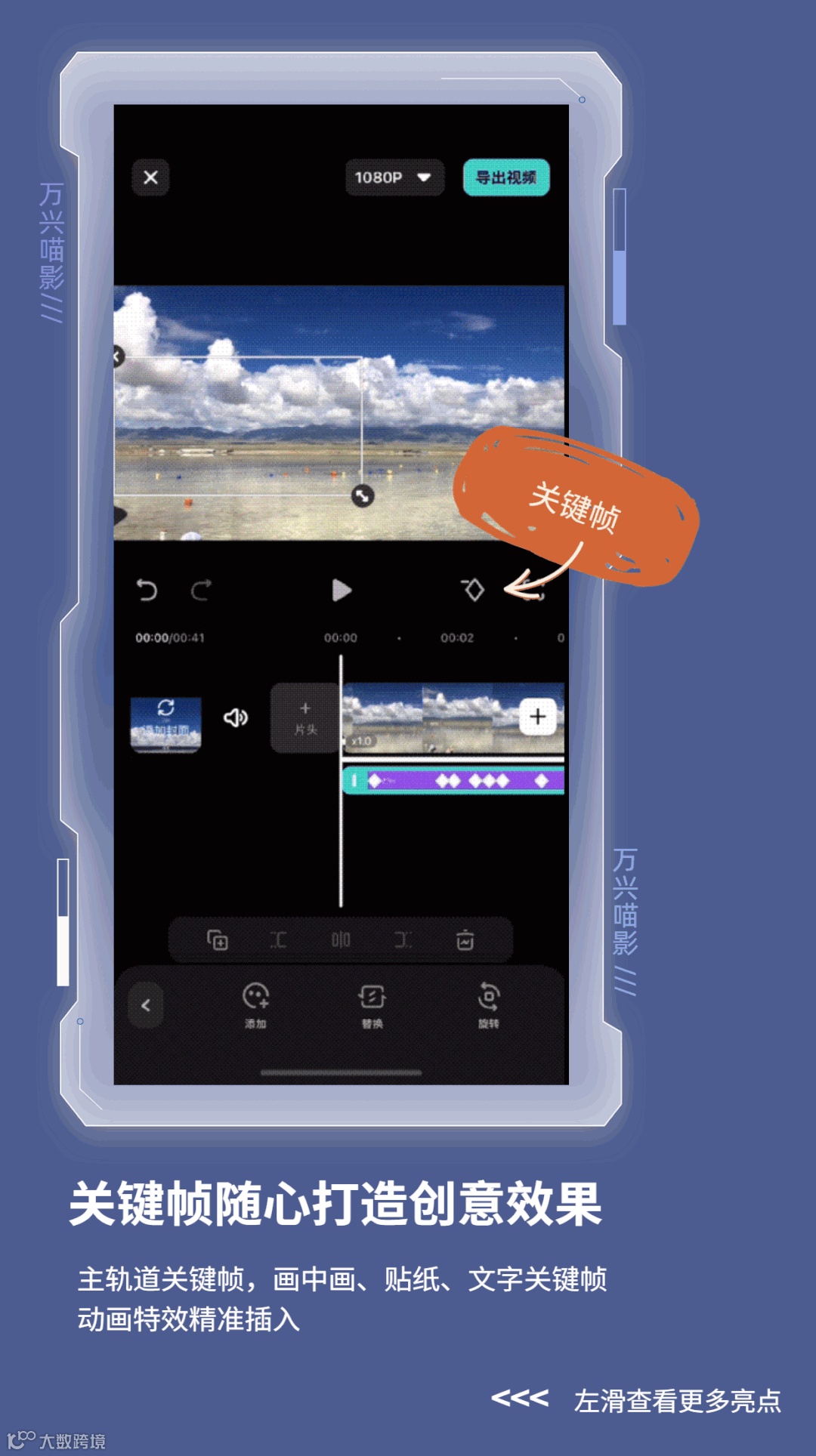 全流程视频剪辑,用万兴喵影APP就够了