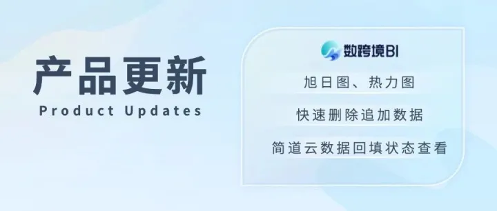 5月更新｜新增旭日图、热力图两大图表类型，亚马逊数据源同步模式优化！