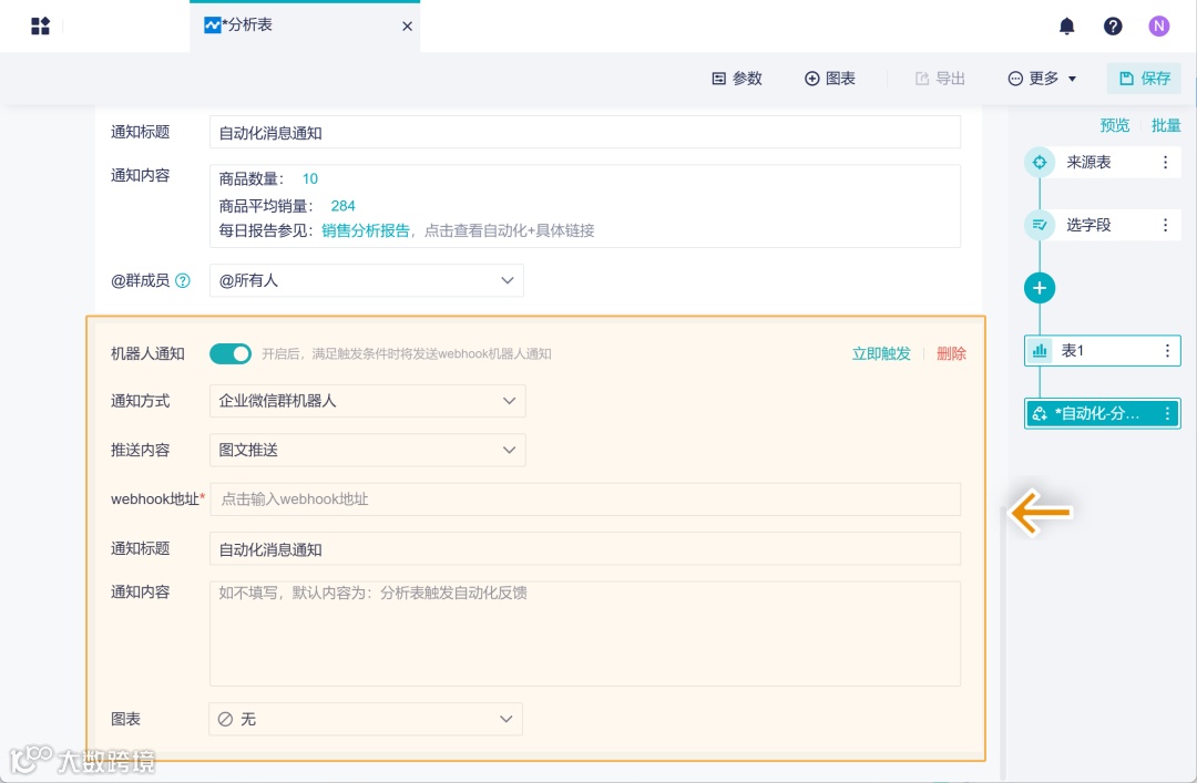 功能详解｜新增机器人助手，支持推送消息到钉钉、企业微信、飞书群聊