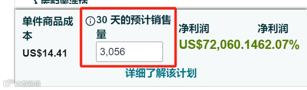 亚马逊的新变化：后台计算器预测ASIN未来30天销量！