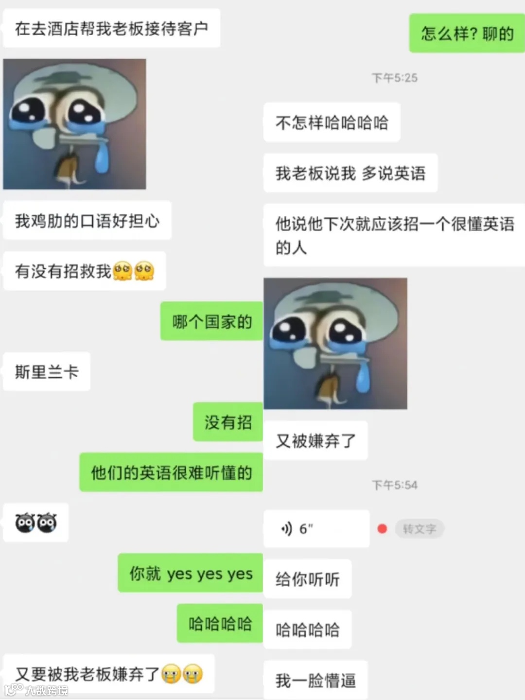 做外贸你不会都不敢开口吧