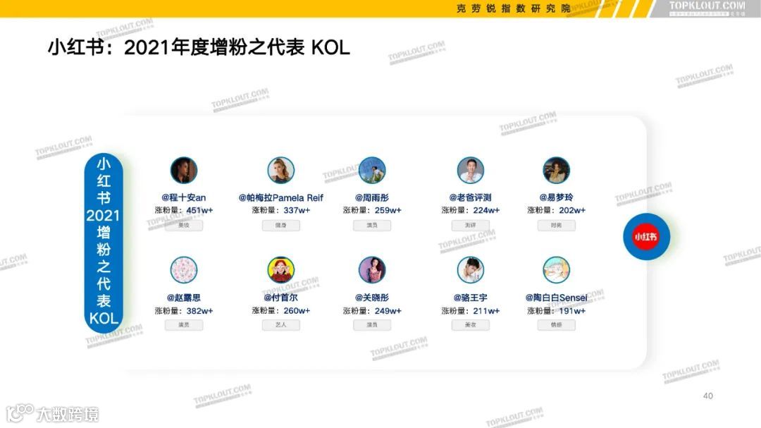 2022六大平台KOL粉丝分析研究报告（附下载）