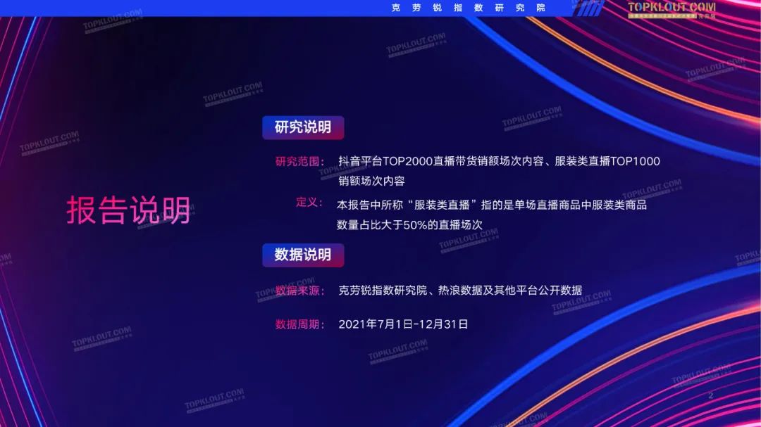 2022抖音服装品牌直播带货观察（附下载）