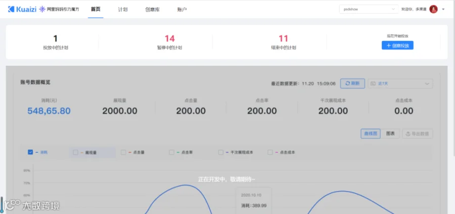 筷子&引力魔方1.0全新上线,店铺投放更轻便