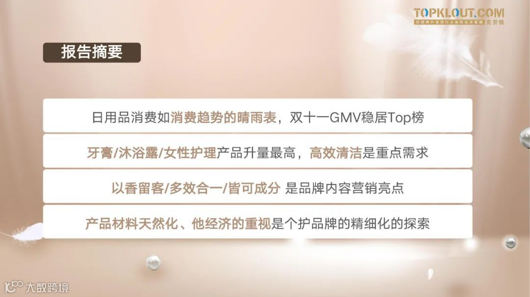 个护家清线上内容营销研究报告