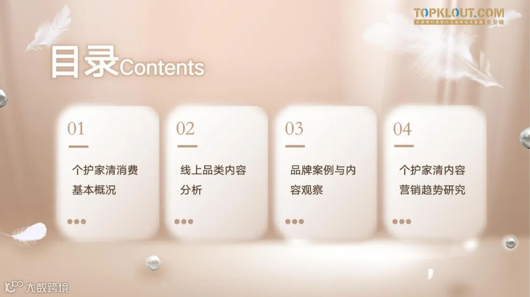 个护家清线上内容营销研究报告