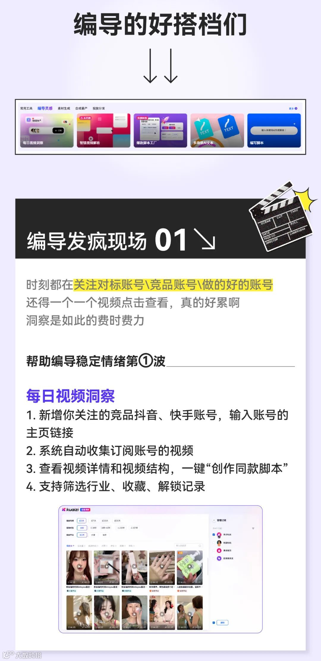 如何让那个正在发疯的编导瞬间稳定情绪？