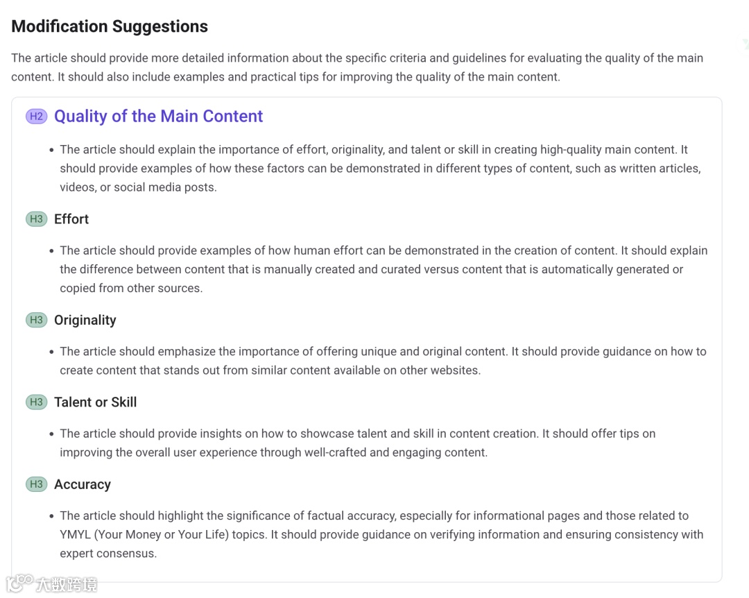 Google的EEAT能打分吗？能！