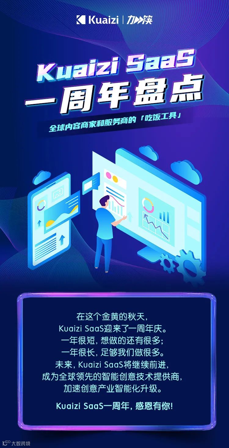 Kuaizi SaaS一周年 | 致力成为全球内容商家和服务商的「吃饭工具」