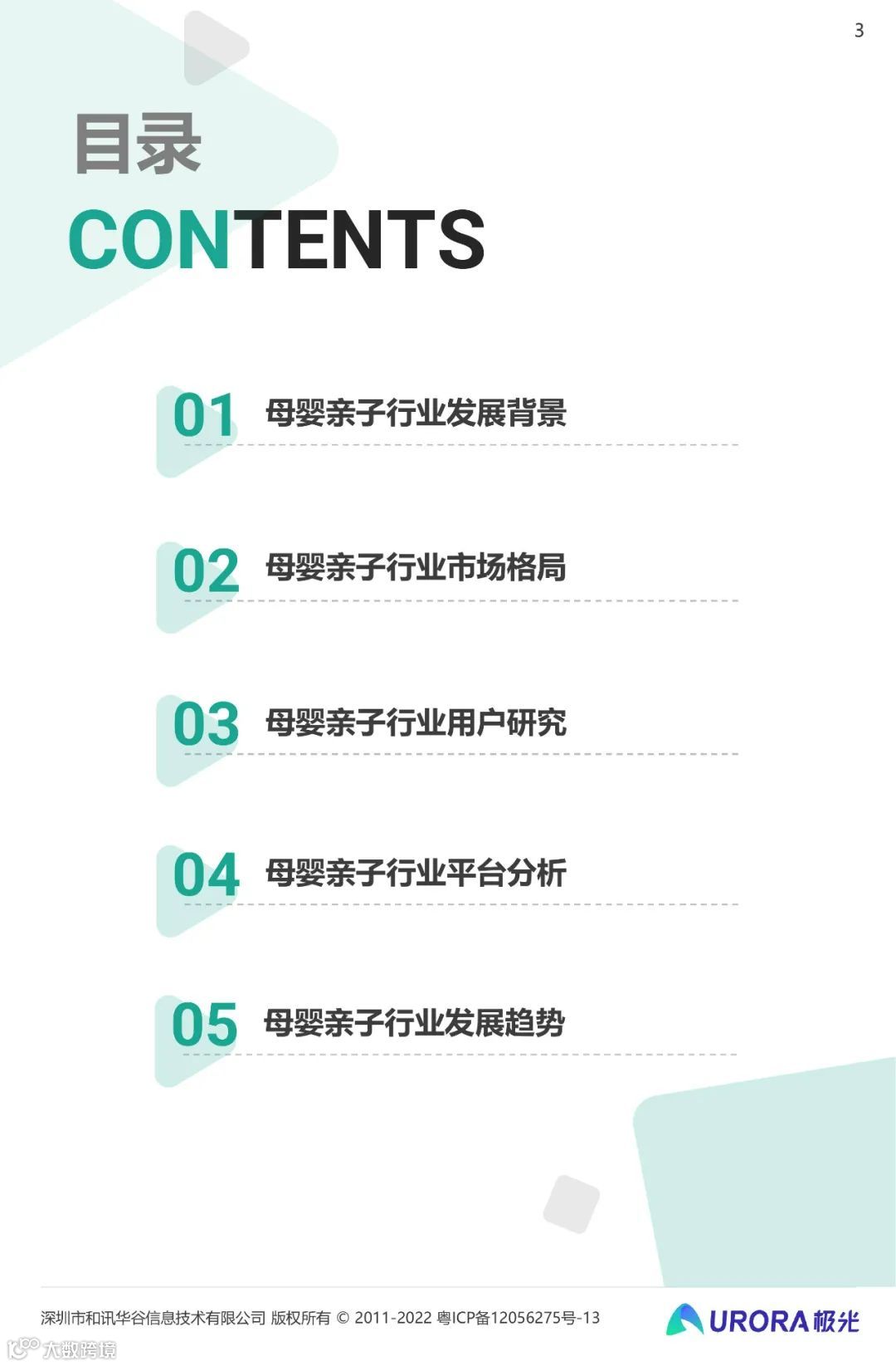 2022移动互联网母婴亲子行业研究报告