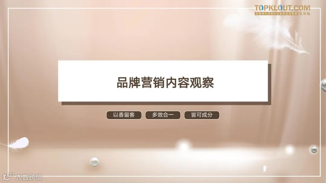 个护家清线上内容营销研究报告