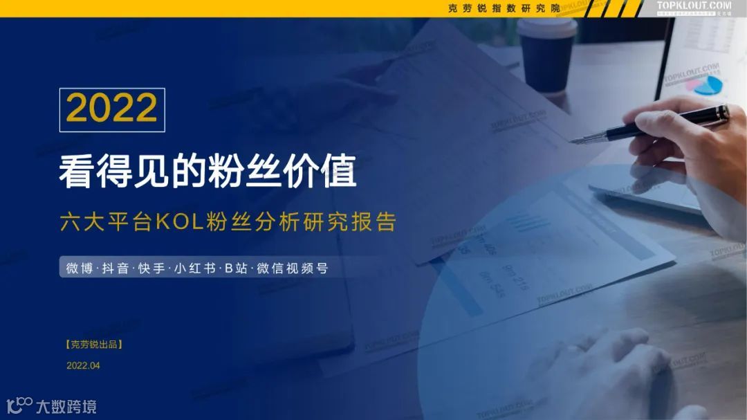 2022六大平台KOL粉丝分析研究报告（附下载）