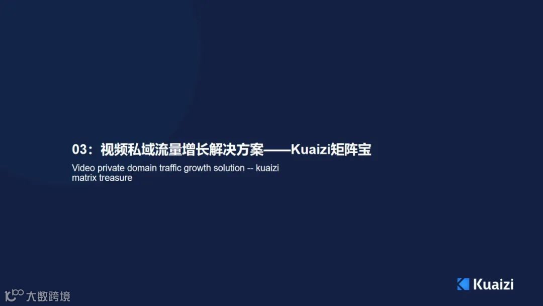 直播回顾 | 【Kuaizi矩阵宝】赋能视频私域流量增长