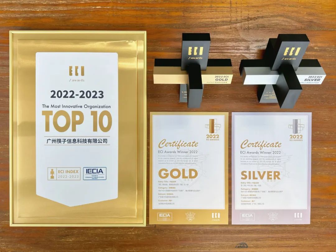 获一金一银后再添战绩！筷子科技入选22-23年ECI Index 创新榜单Top 10