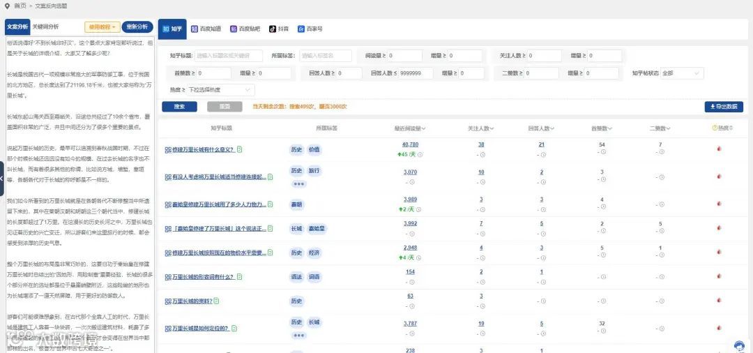 营销大数据支持导出!看有没有你想要的