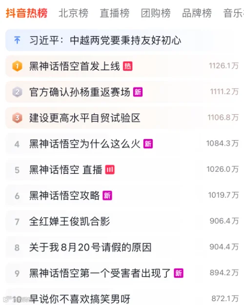 《黑神话：悟空》火爆全球！用5118大数据挖掘“黑悟空”商机