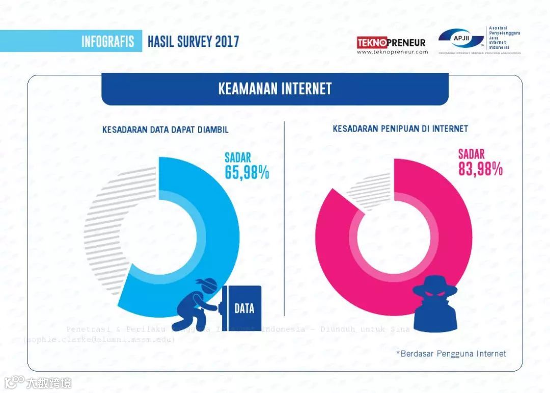 2017年印度尼西亚网民普及率和行为报告
